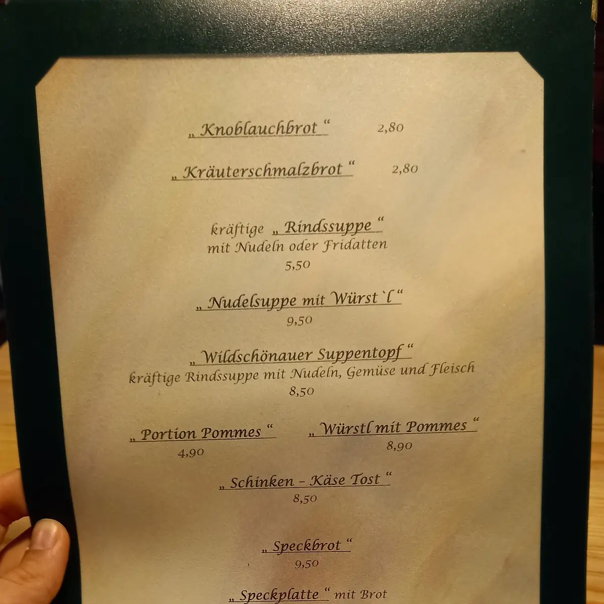 Speisekarte photo 3