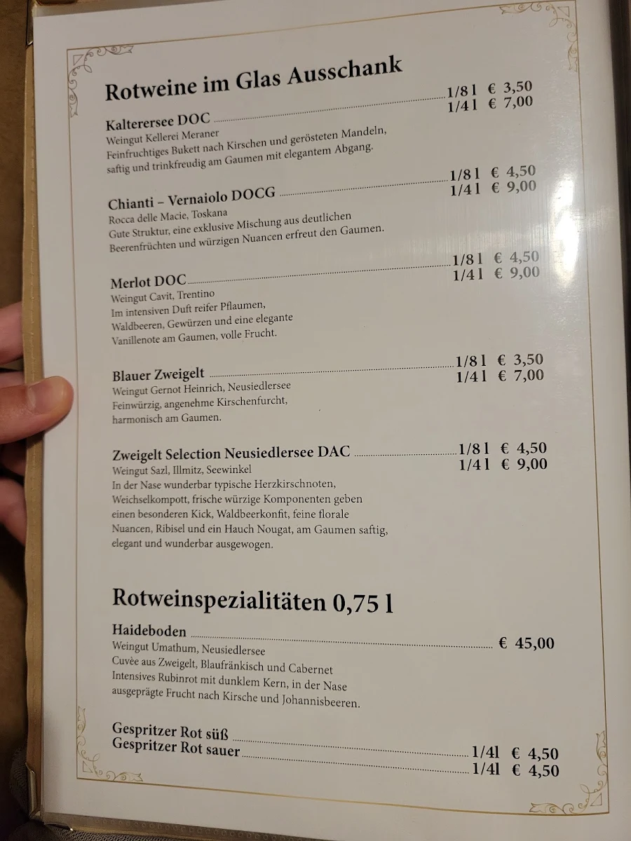 Speisekarte photo 1
