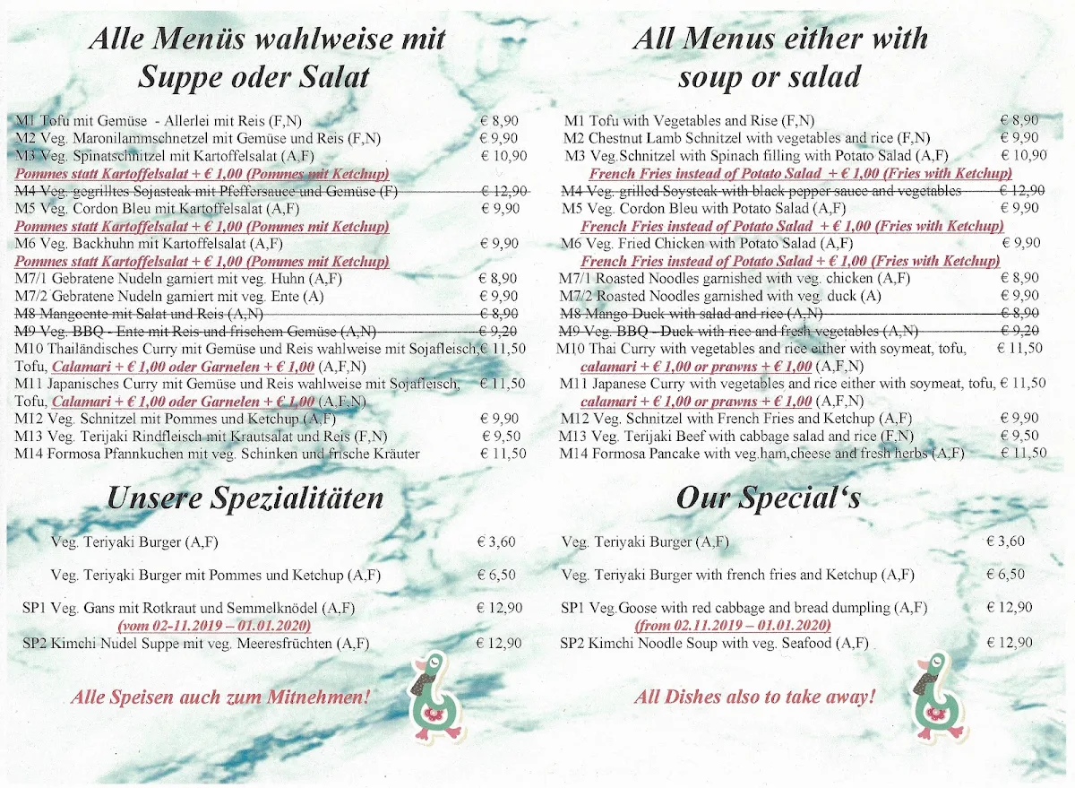 Speisekarte photo 2