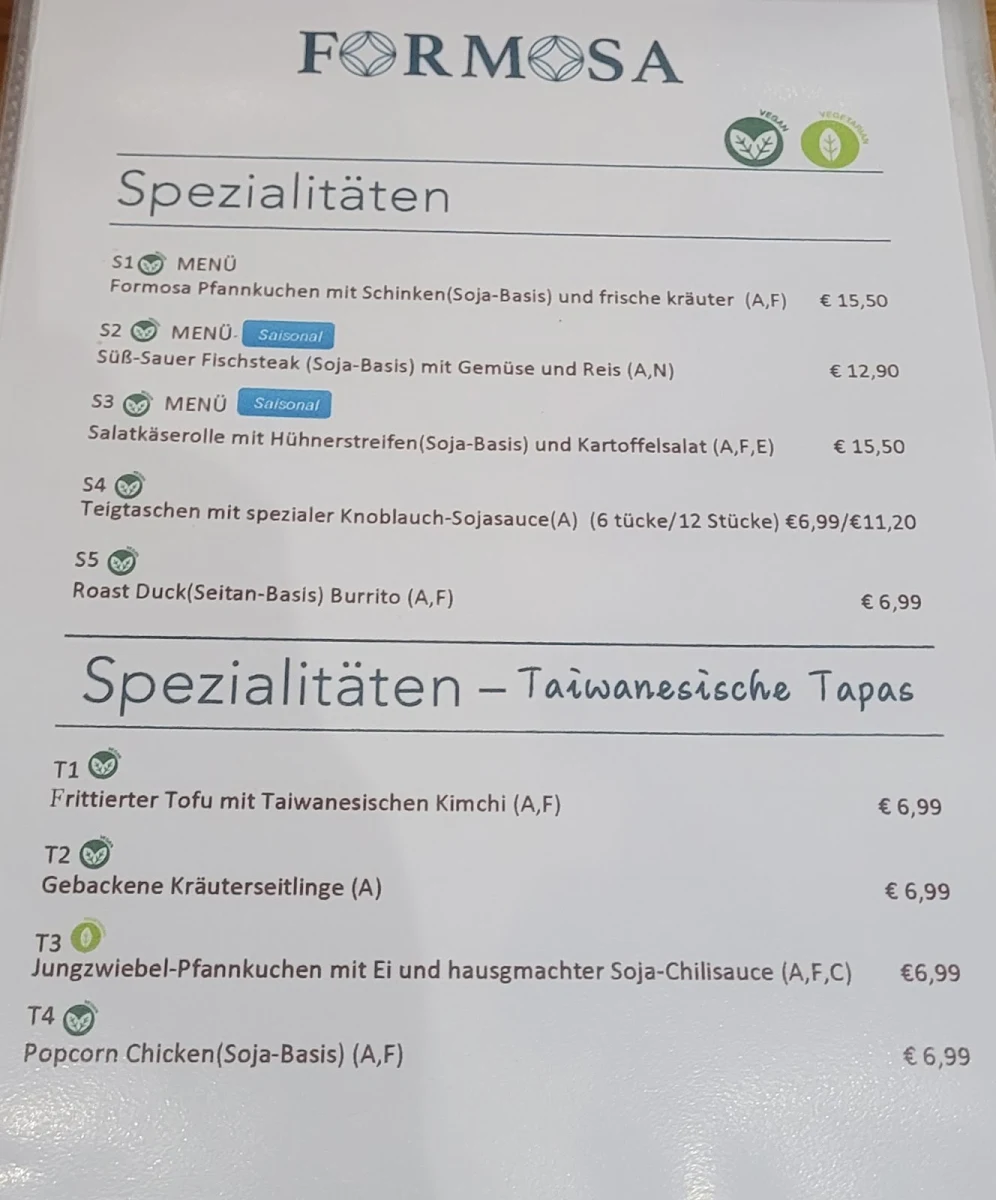 Speisekarte photo 3