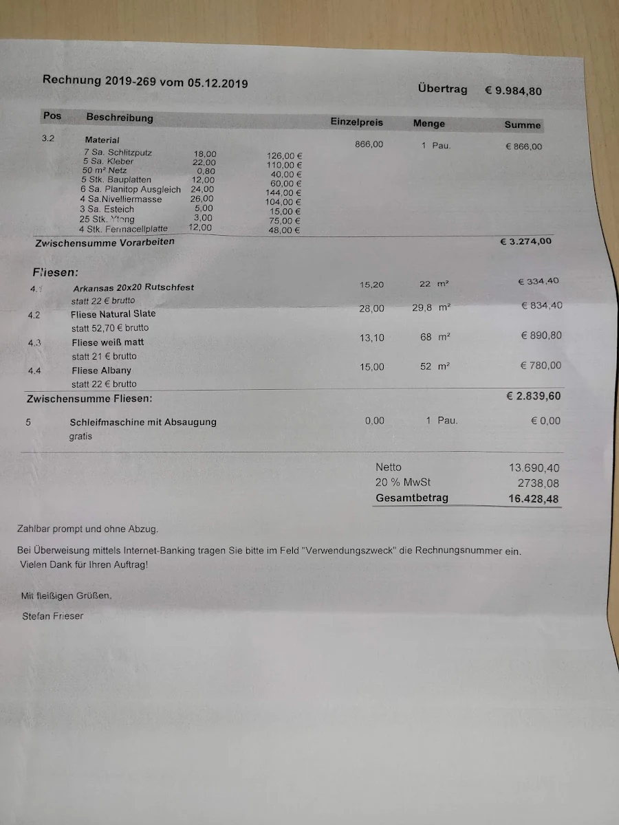 Speisekarte photo 2