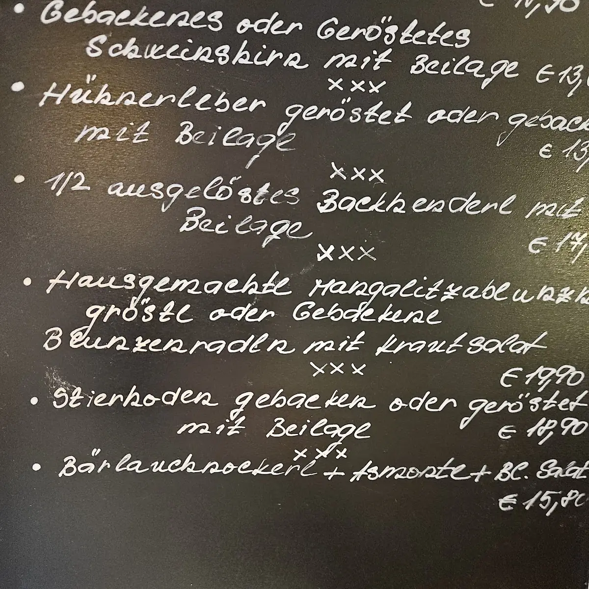 Speisekarte photo 3