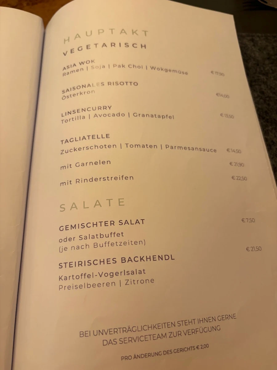 Speisekarte photo 1