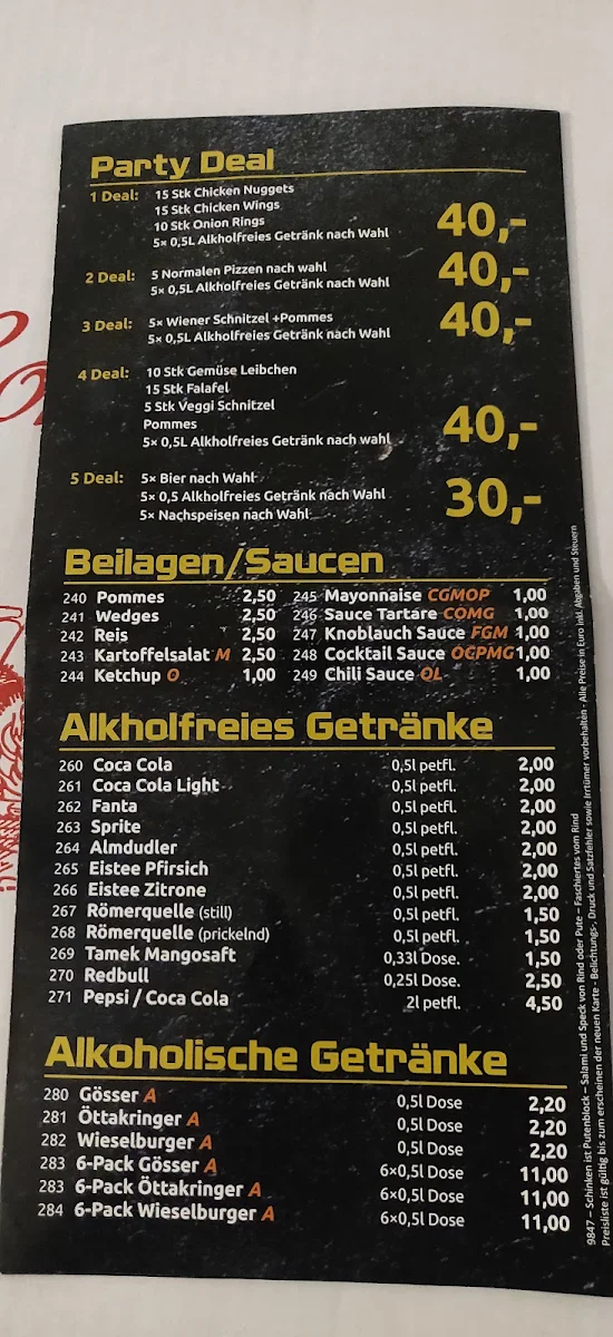 Speisekarte photo 1