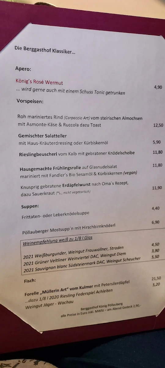 Speisekarte photo 5