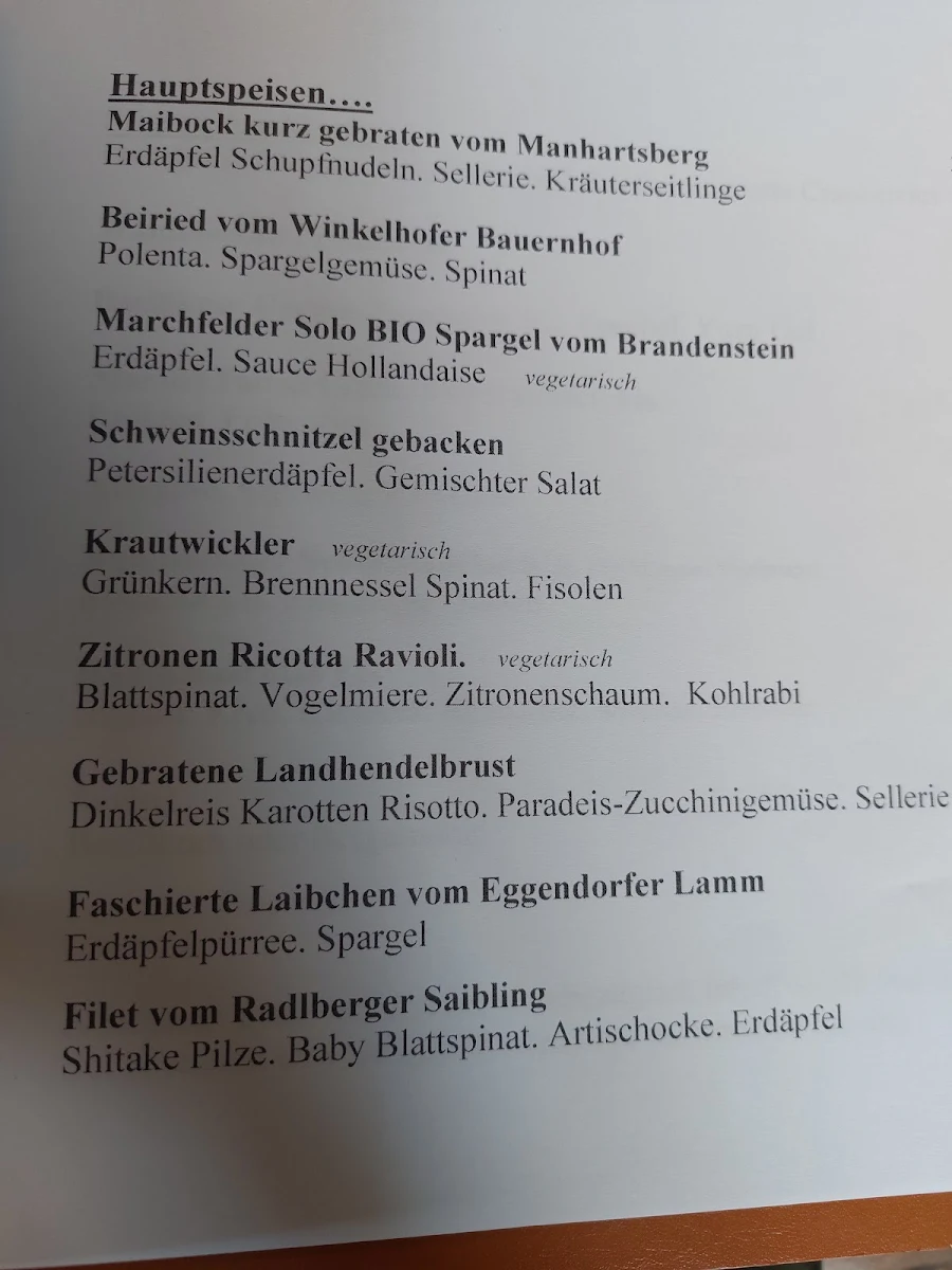Speisekarte photo 1