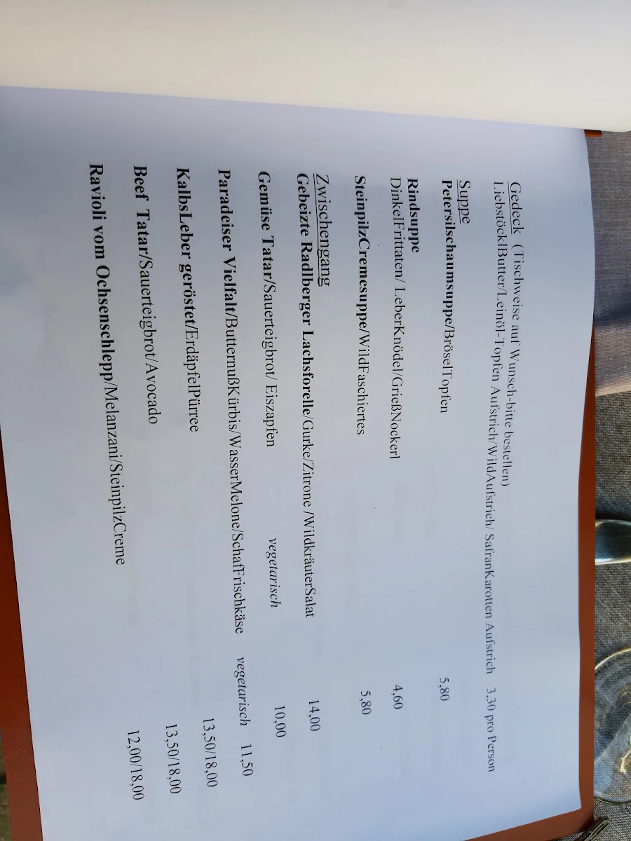 Speisekarte photo 2