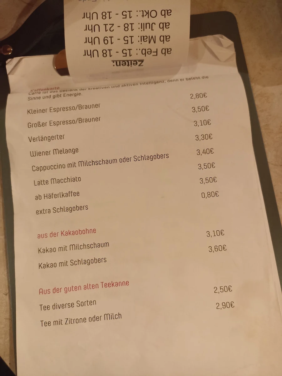 Speisekarte photo 2