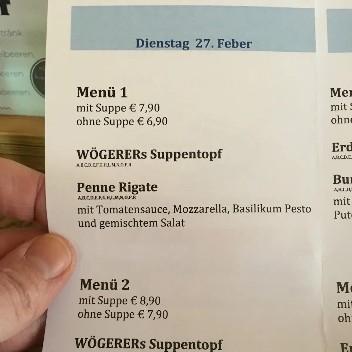 Speisekarte photo 5