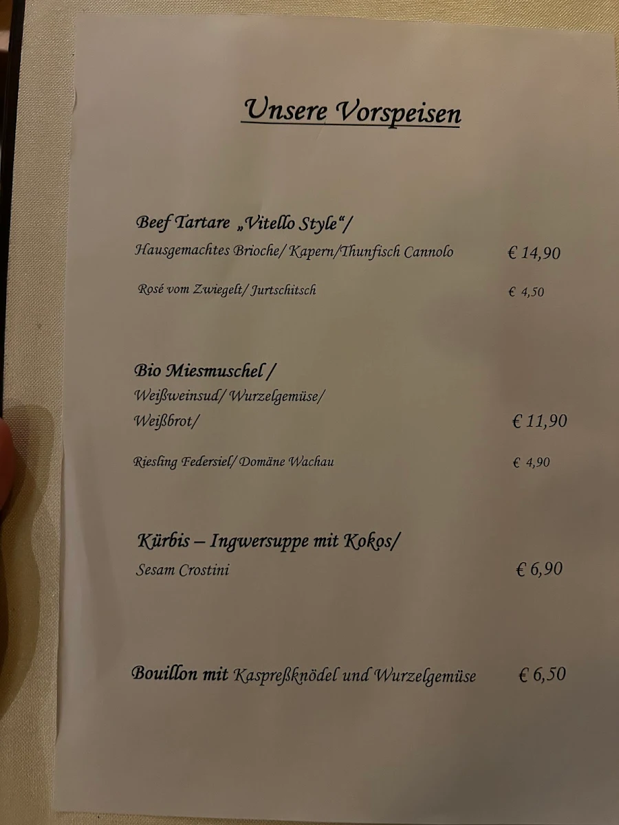 Speisekarte photo 2