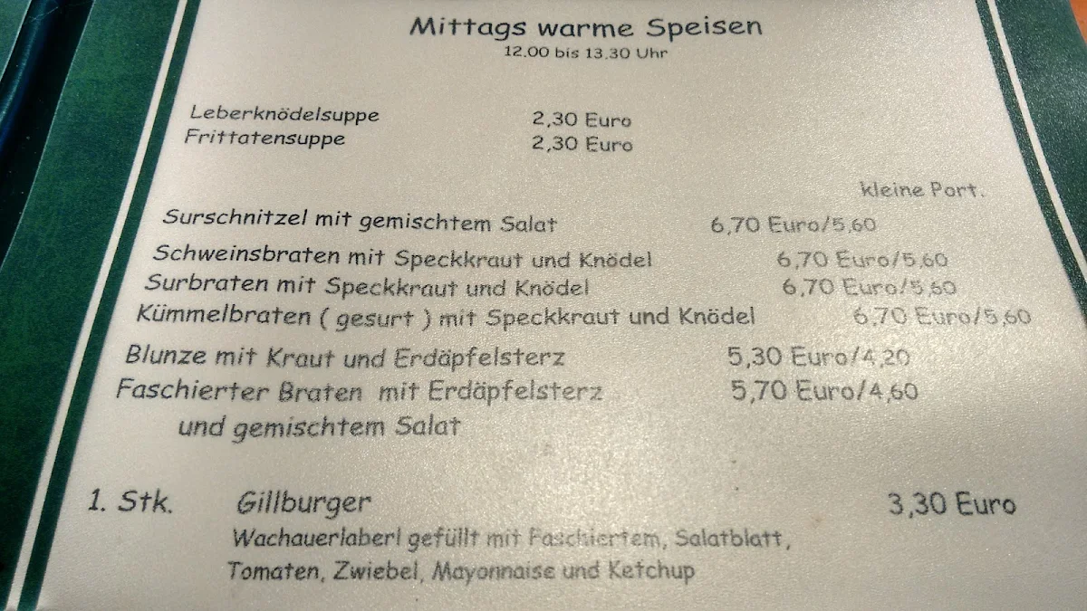 Speisekarte photo 3