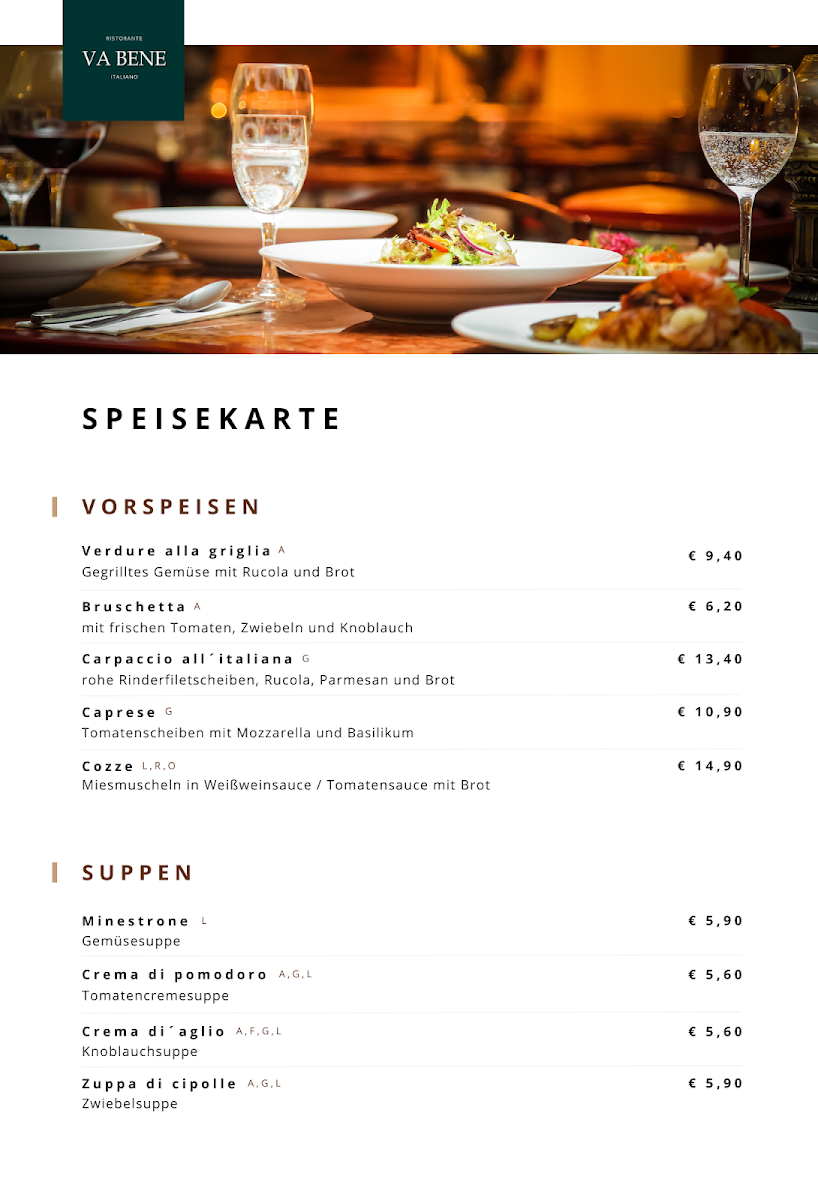 Speisekarte photo 2