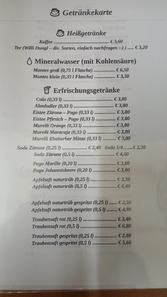 Speisekarte photo 2
