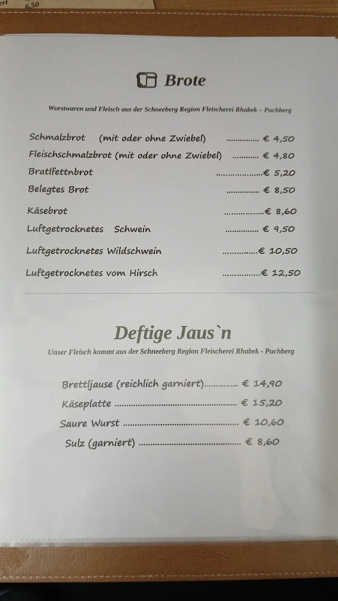 Speisekarte photo 4