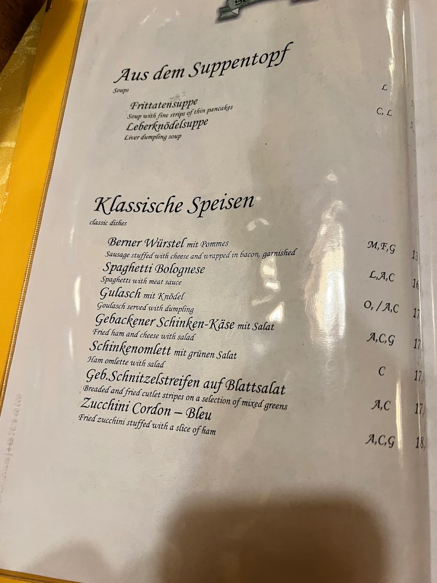 Speisekarte photo 1