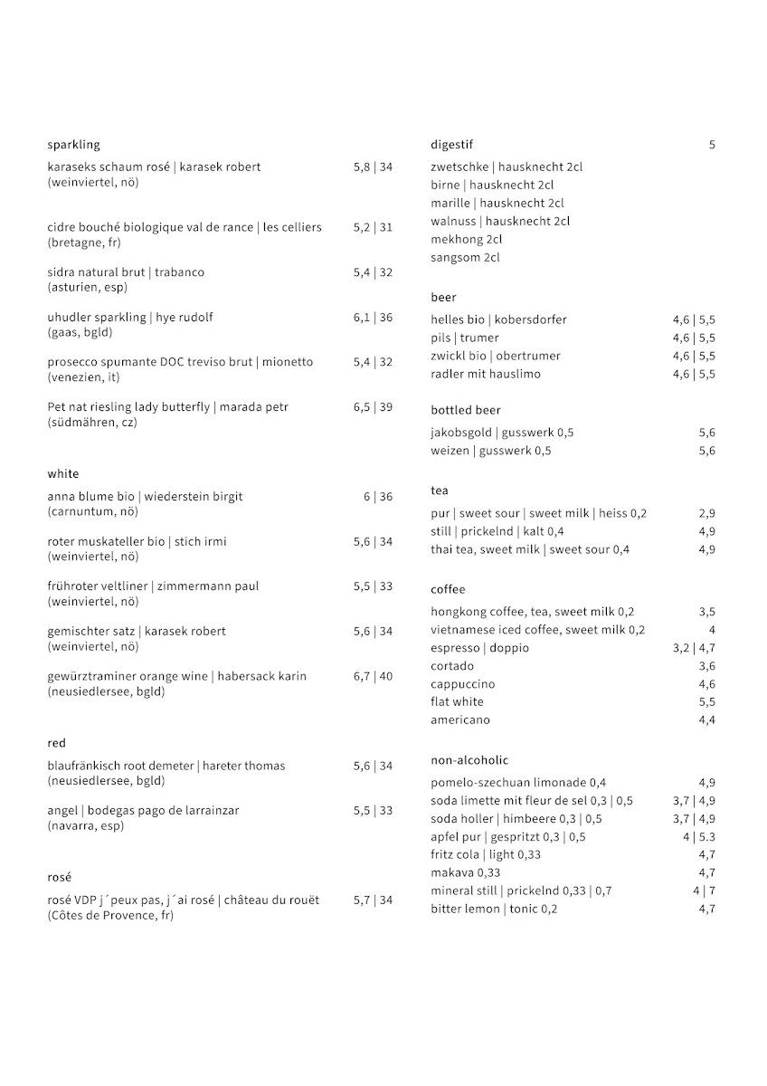Speisekarte photo 1