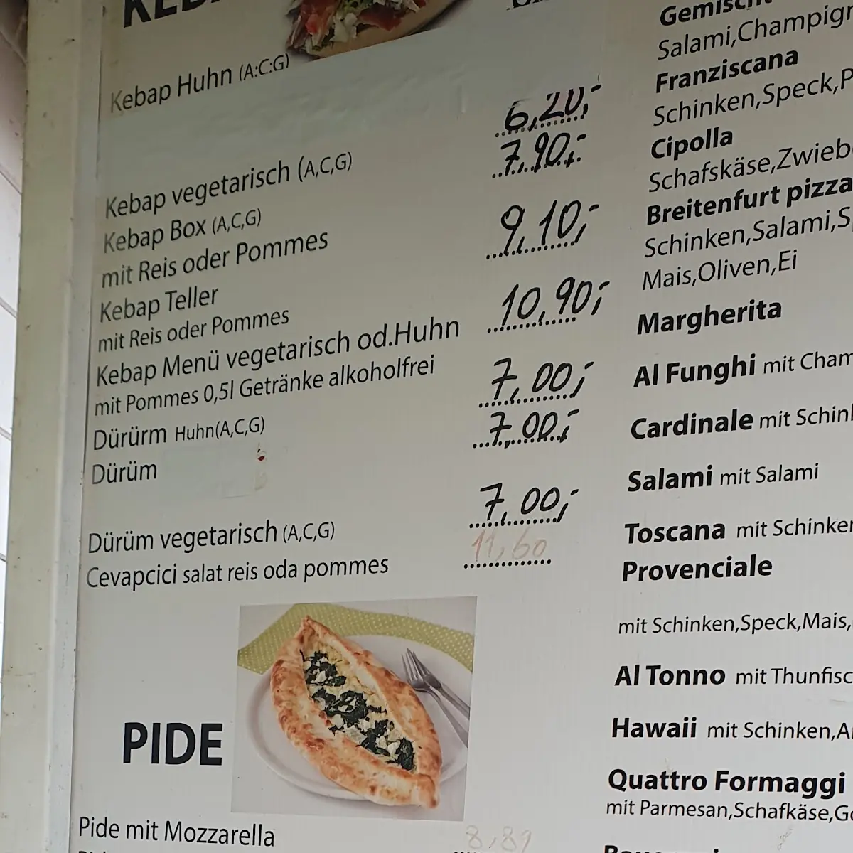 Speisekarte photo 2
