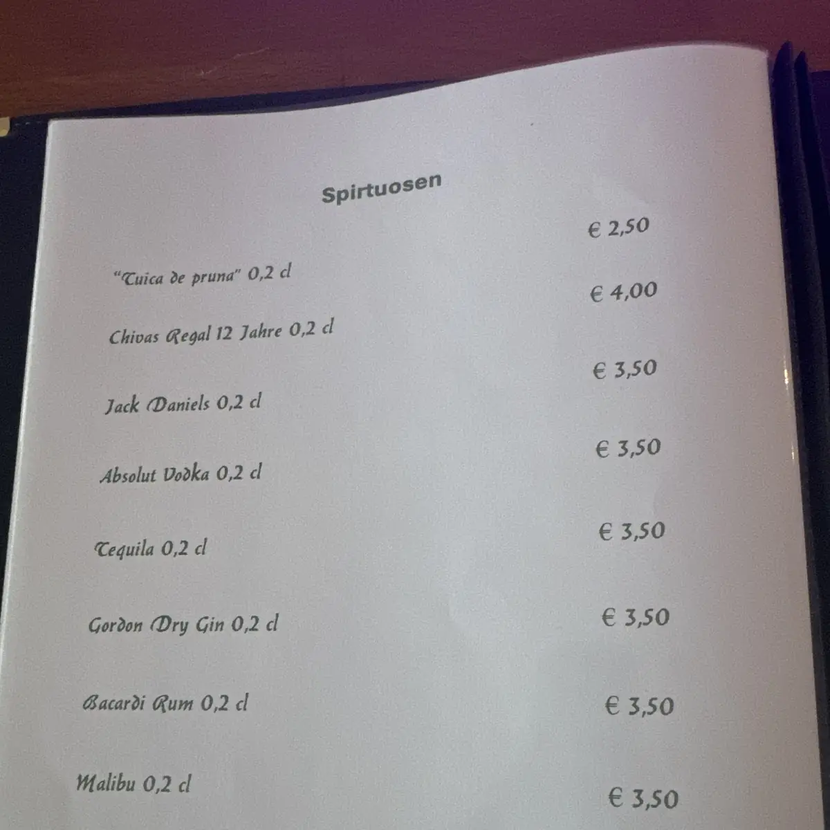 Speisekarte photo 6