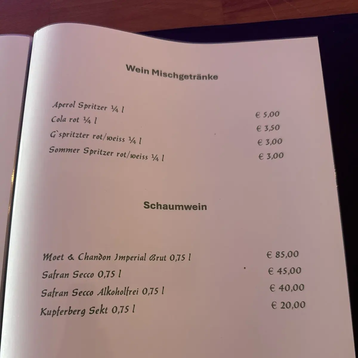 Speisekarte photo 8