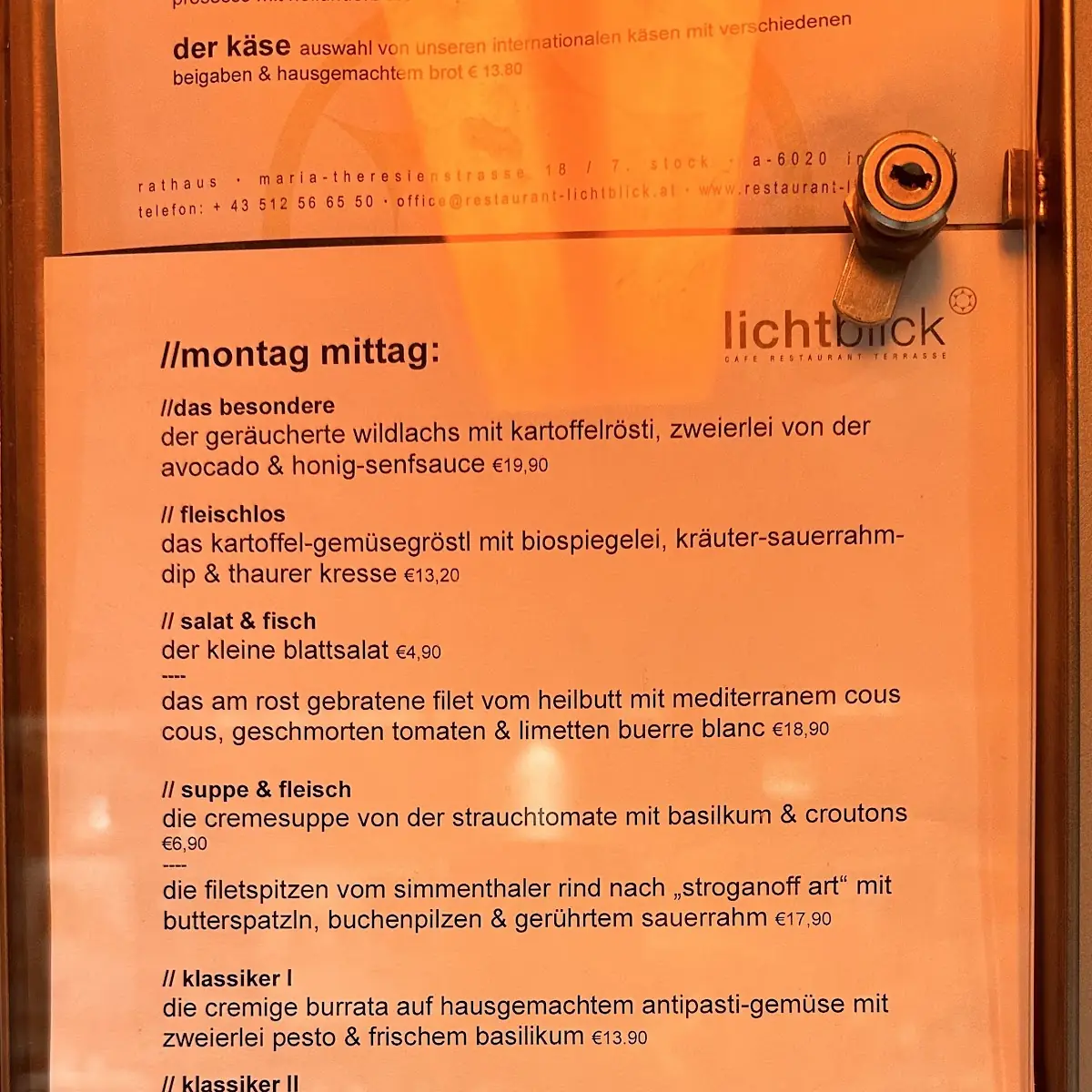 Speisekarte photo 2