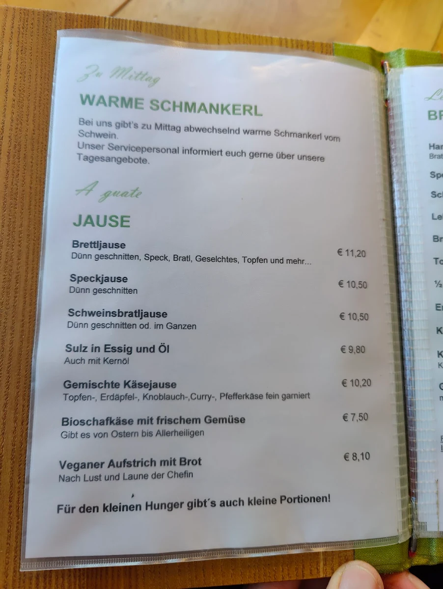 Speisekarte photo 2