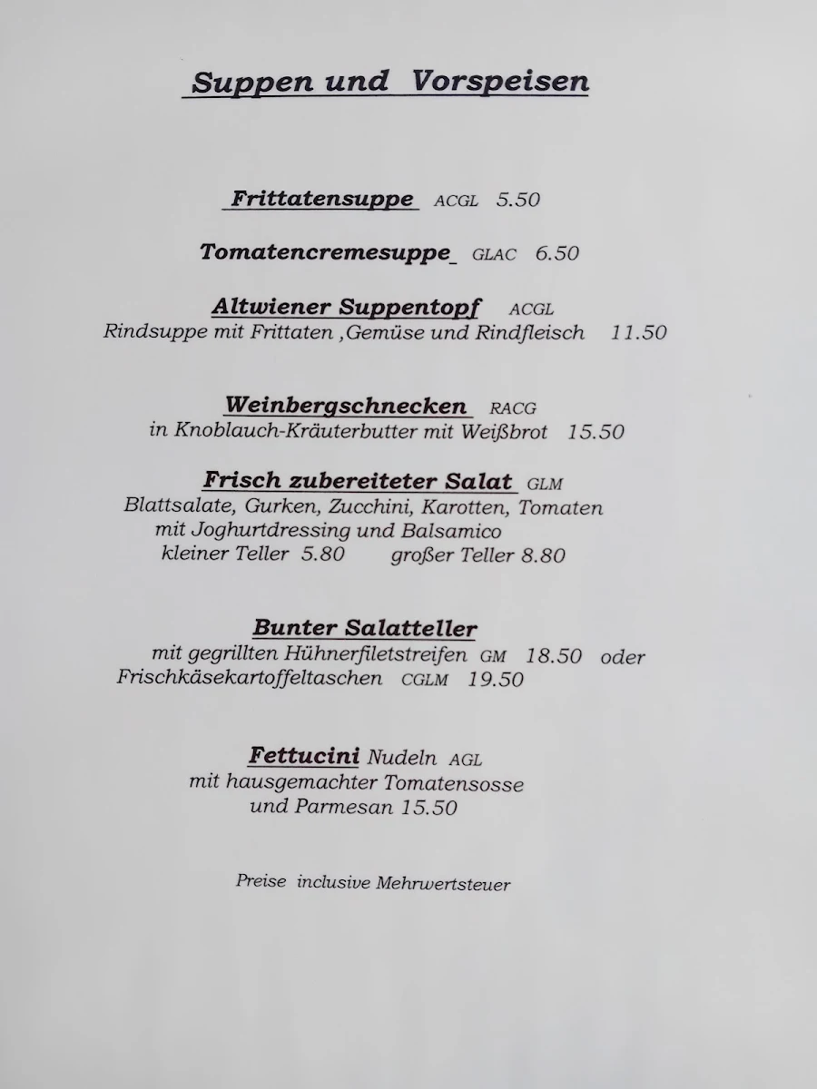 Speisekarte photo 2