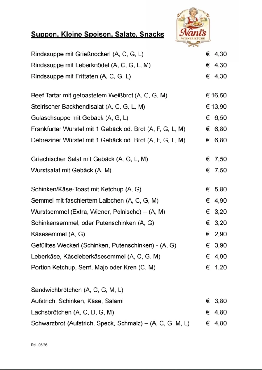 Speisekarte photo 1