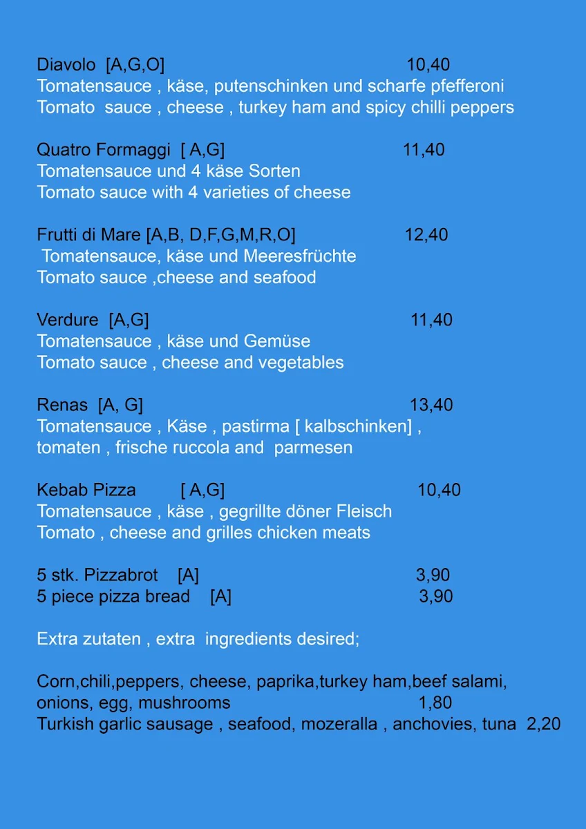 Speisekarte photo 5