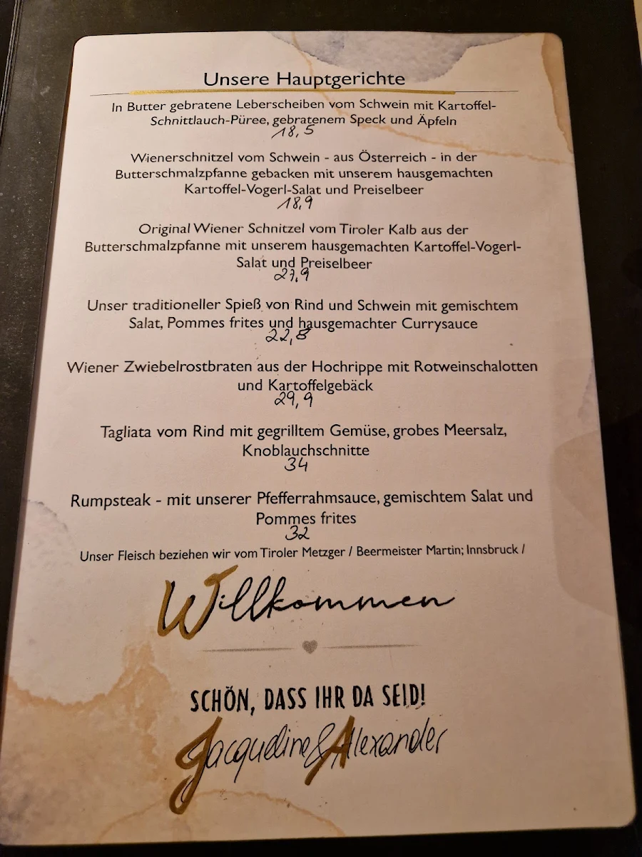 Speisekarte photo 1