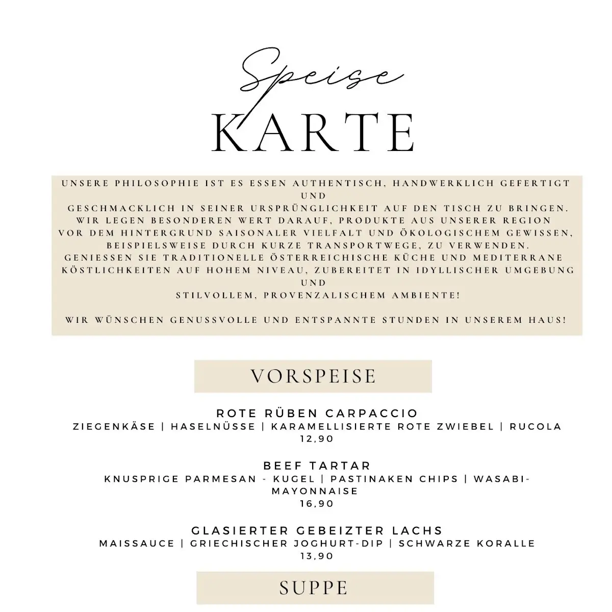 Speisekarte photo 3