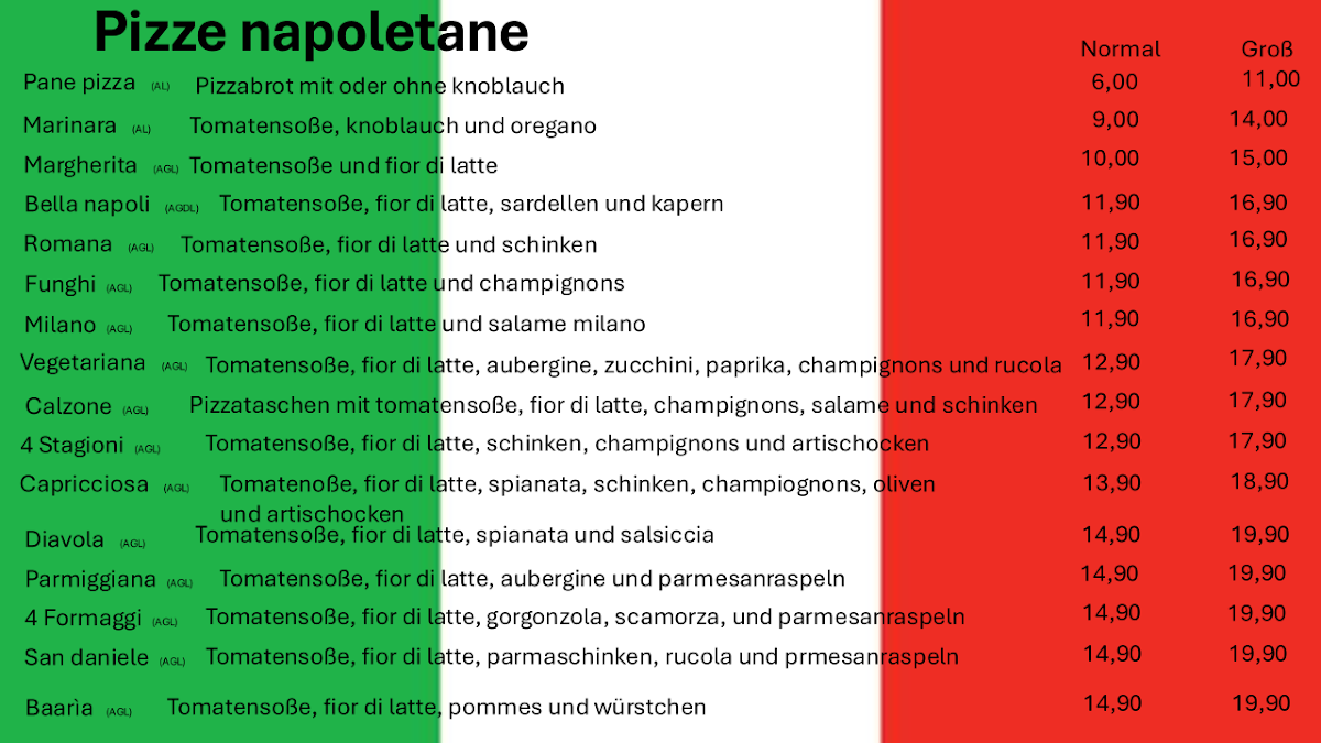Speisekarte photo 2