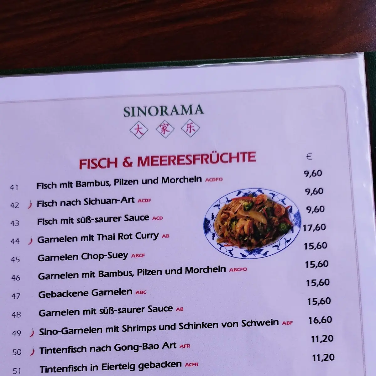 Speisekarte photo 1