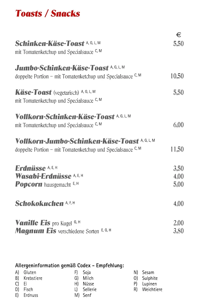 Speisekarte photo 3