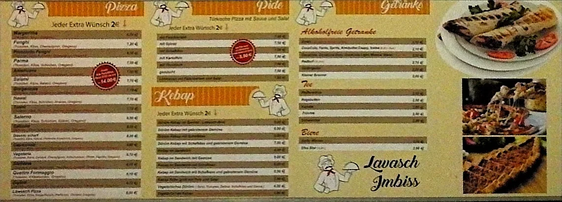 Speisekarte photo 2