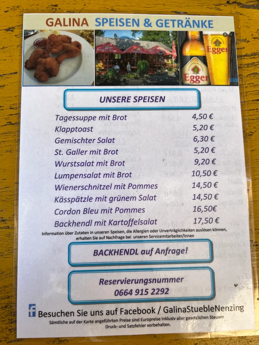 Speisekarte photo 6