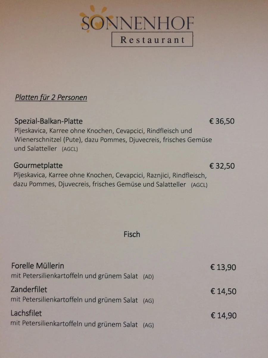 Speisekarte photo 6