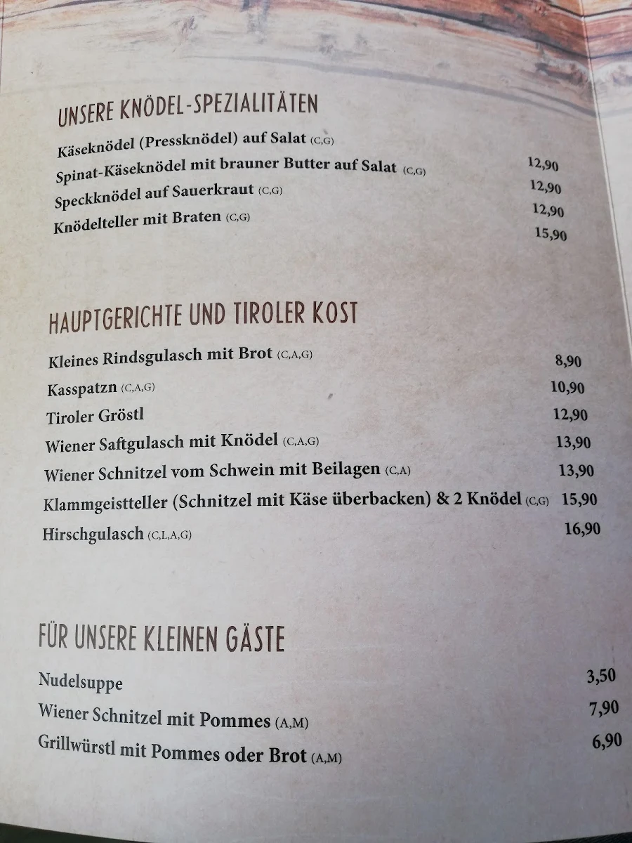 Speisekarte photo 3