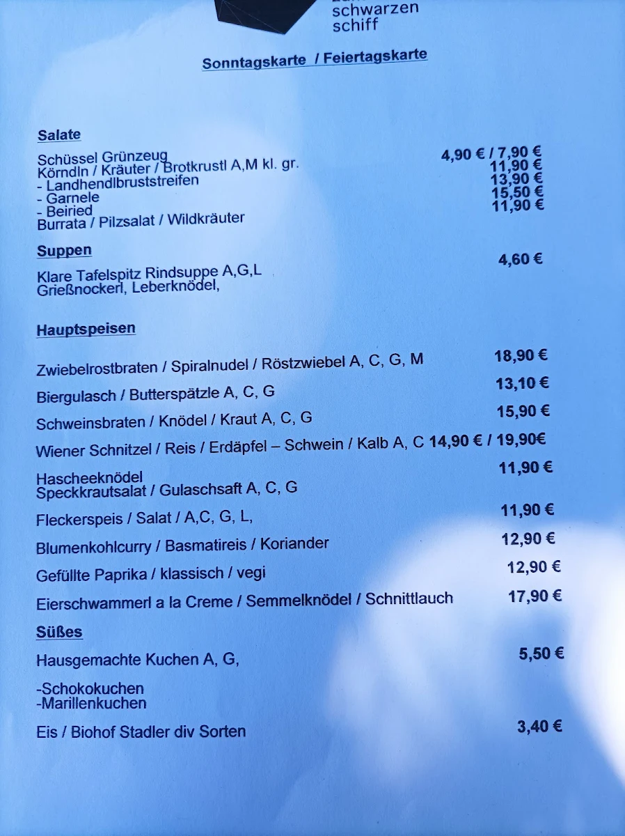Speisekarte photo 3