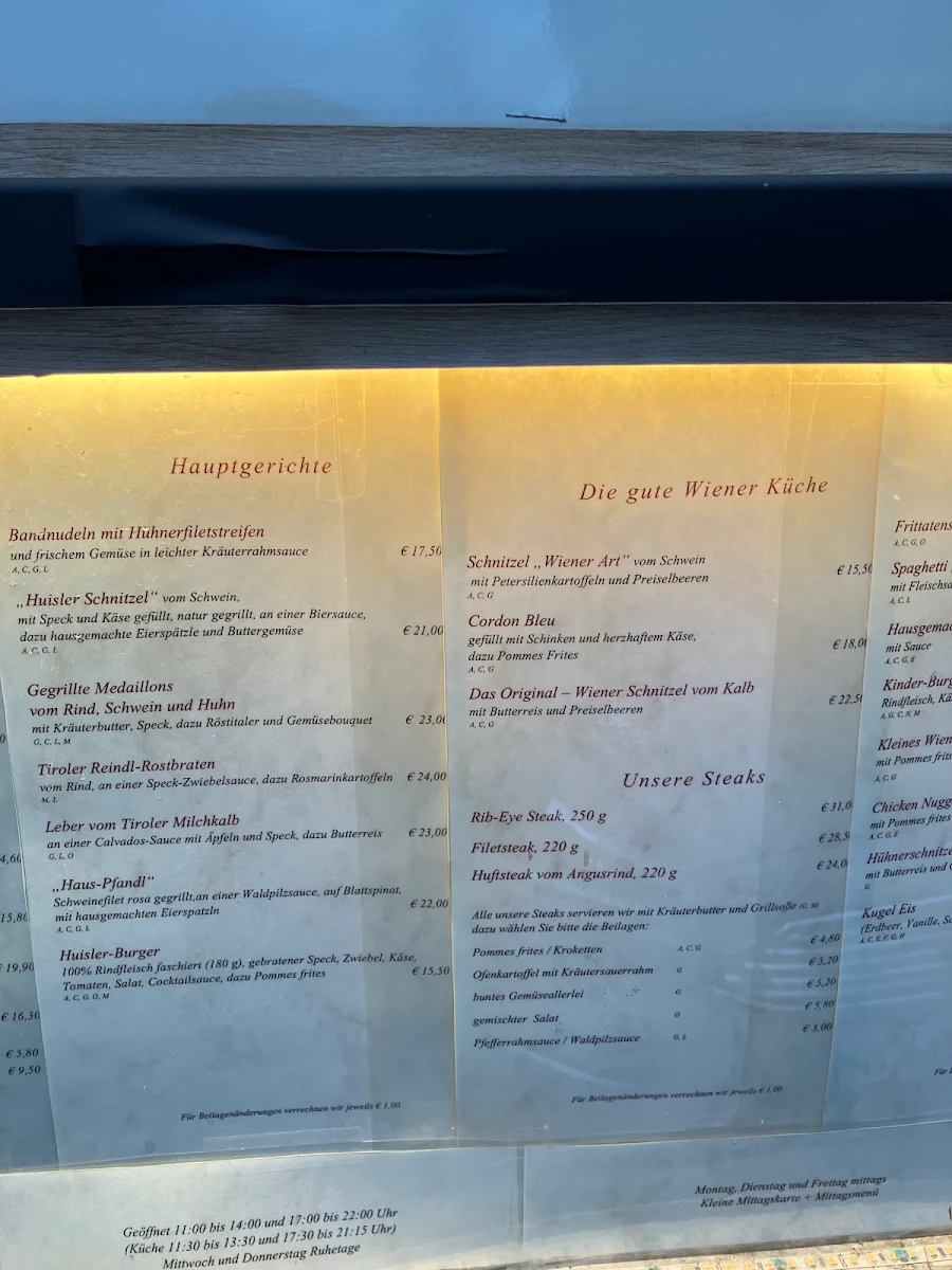 Speisekarte photo 3