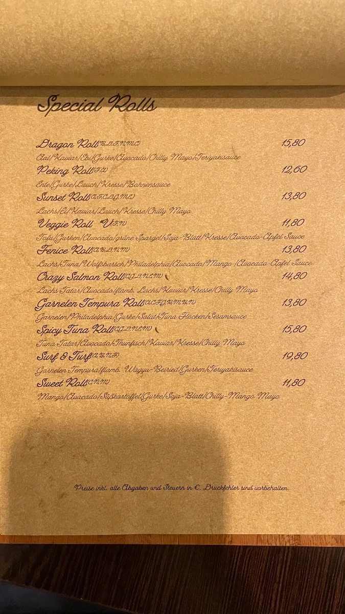 Speisekarte photo 1