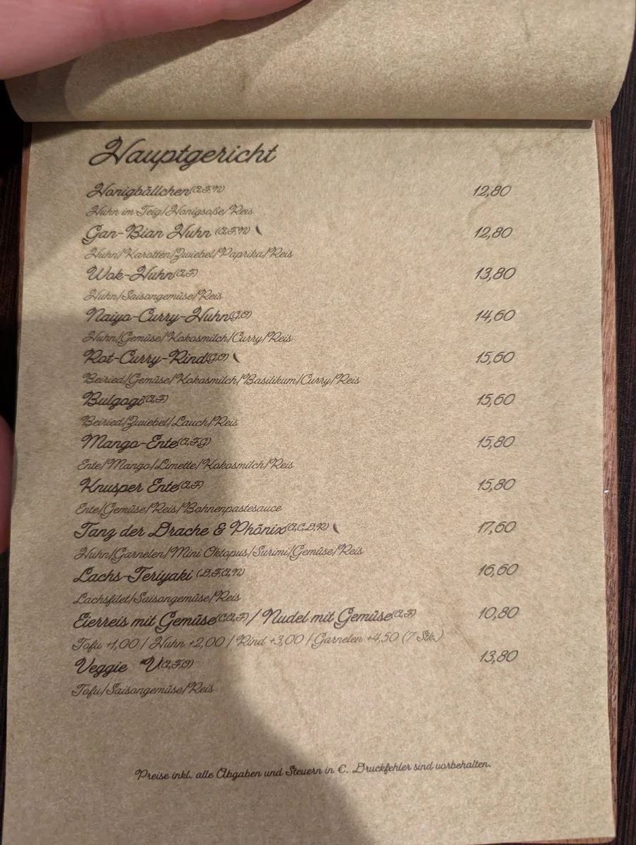 Speisekarte photo 4
