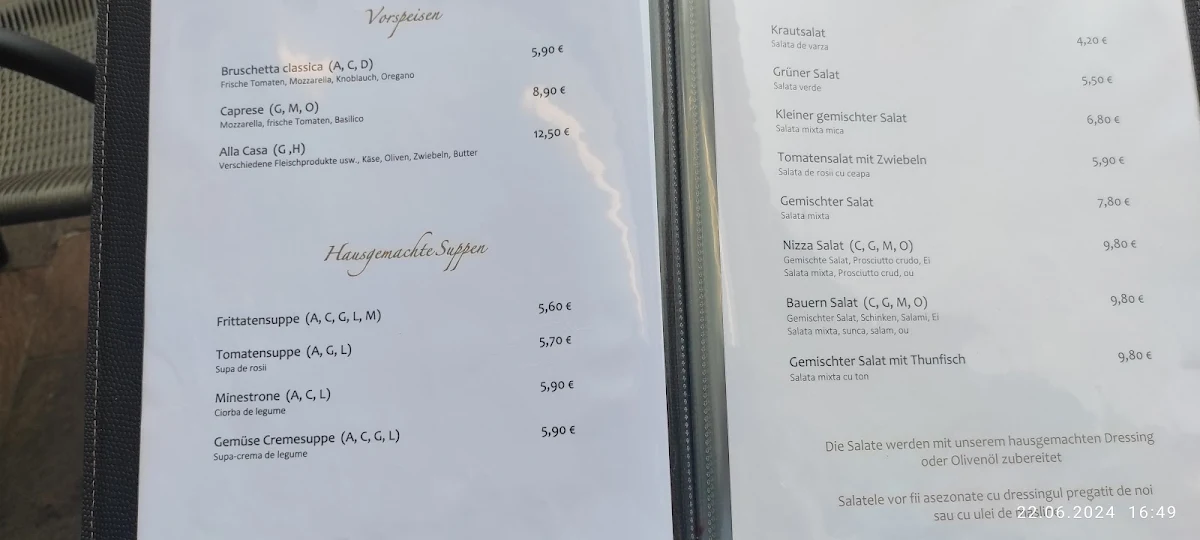 Speisekarte photo 3