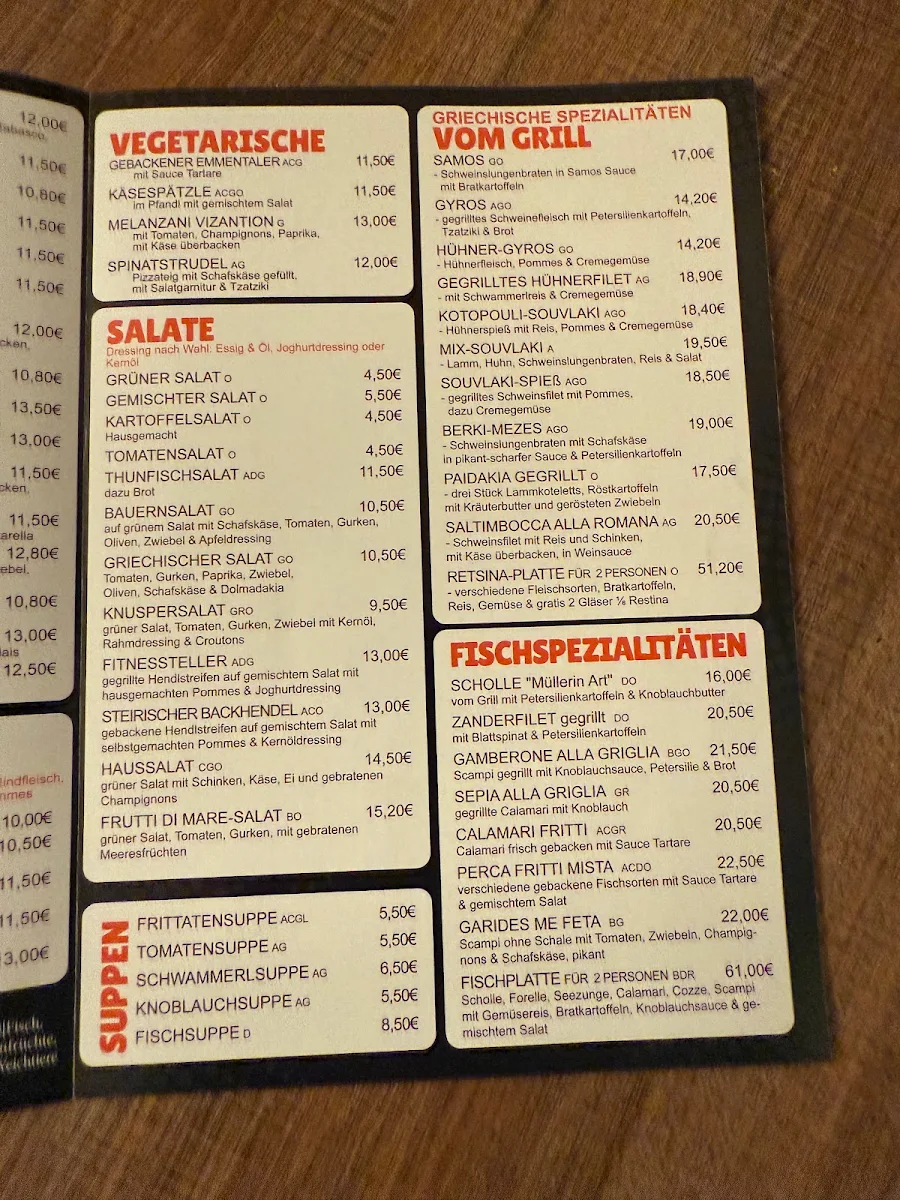 Speisekarte photo 2