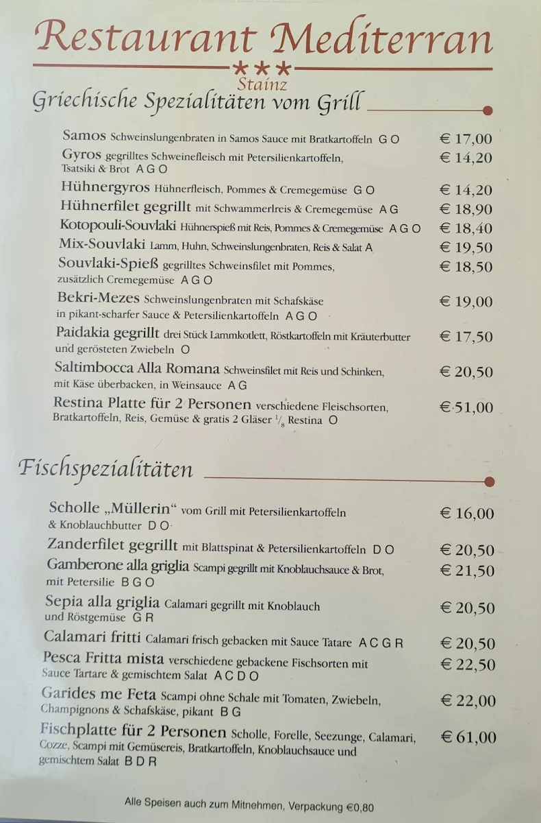 Speisekarte photo 5
