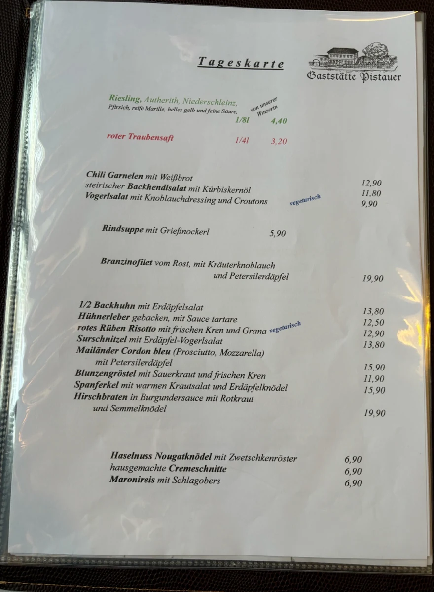 Speisekarte photo 3