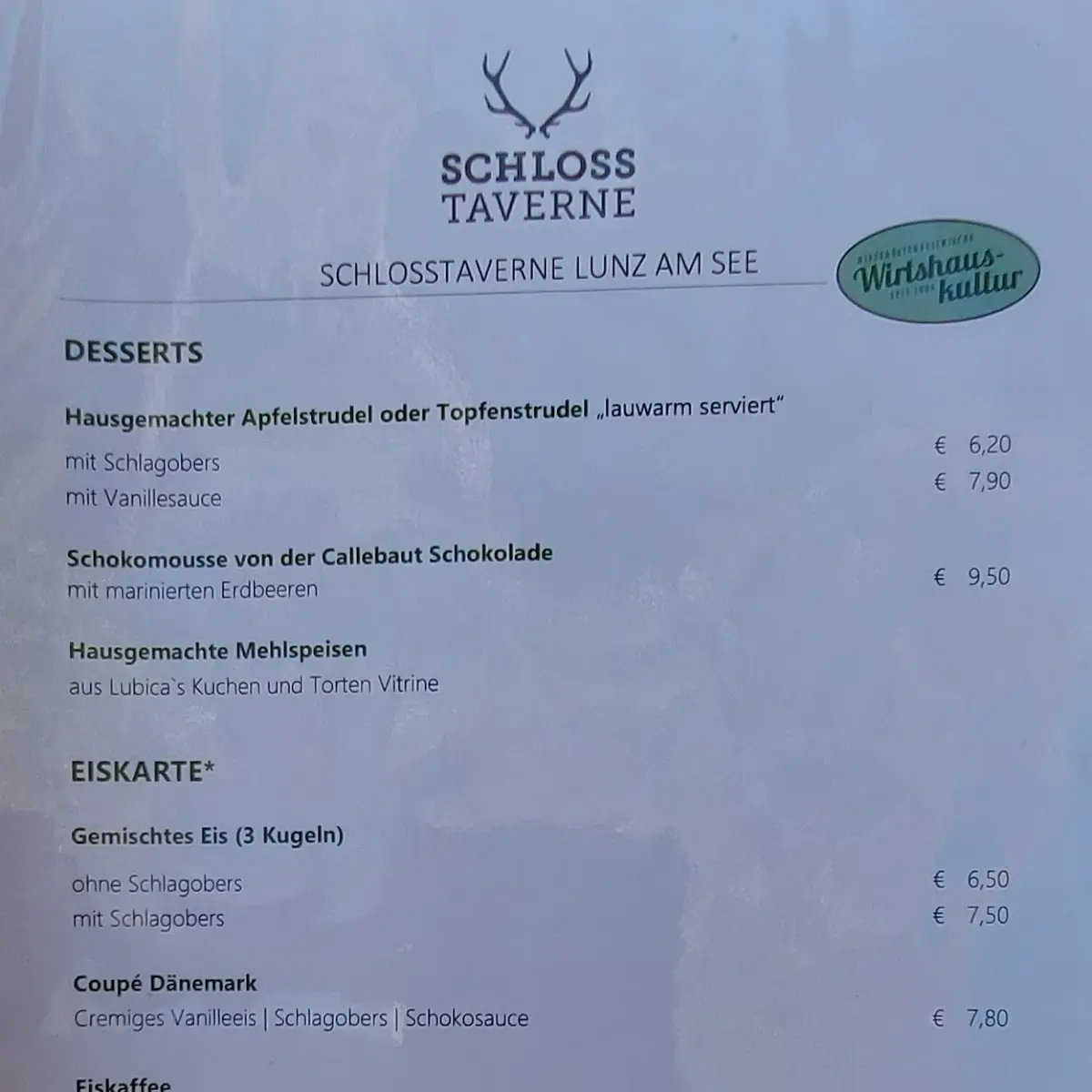 Speisekarte photo 2