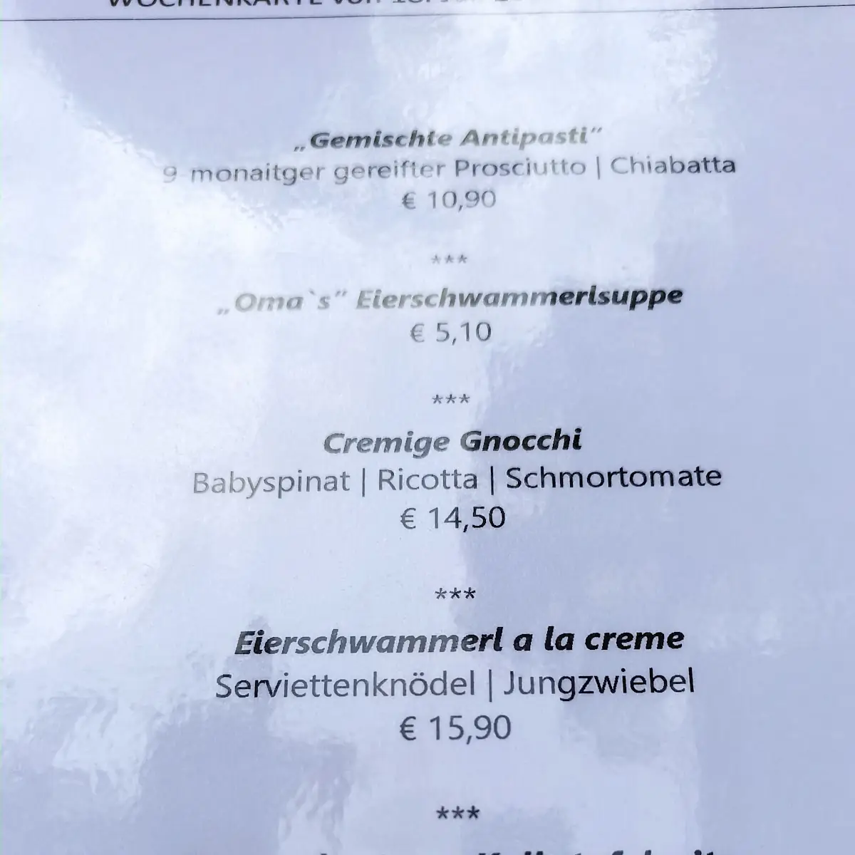 Speisekarte photo 7