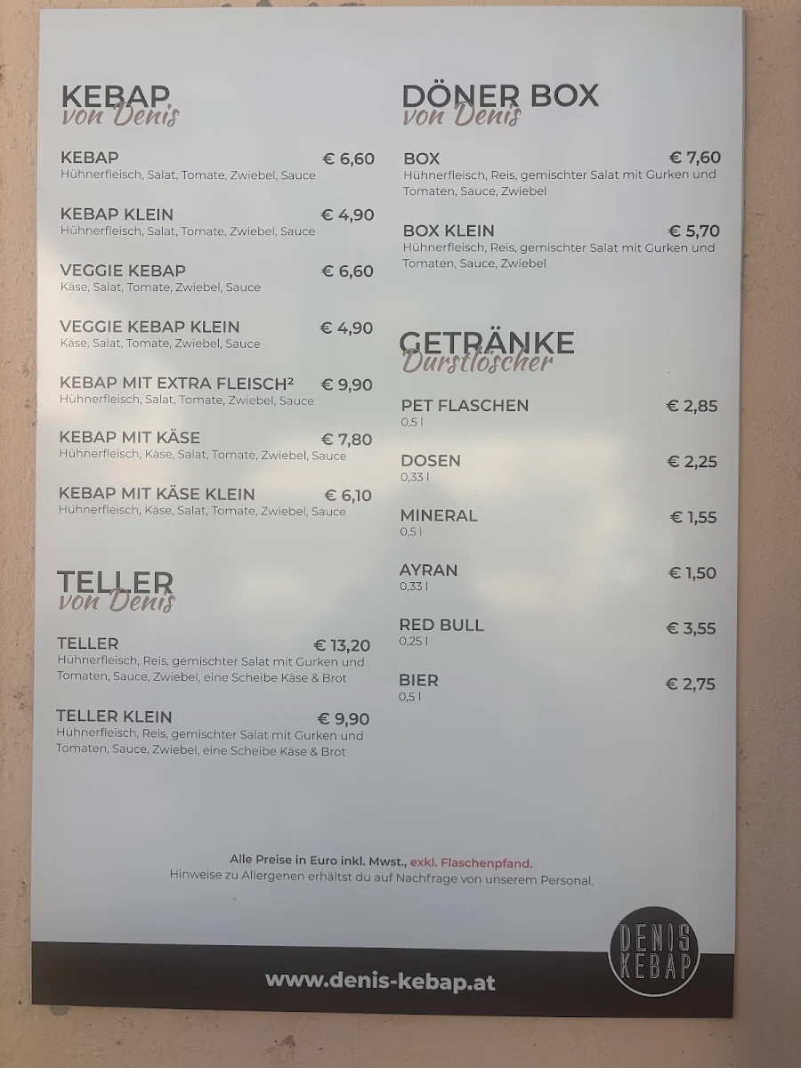 Speisekarte photo 1