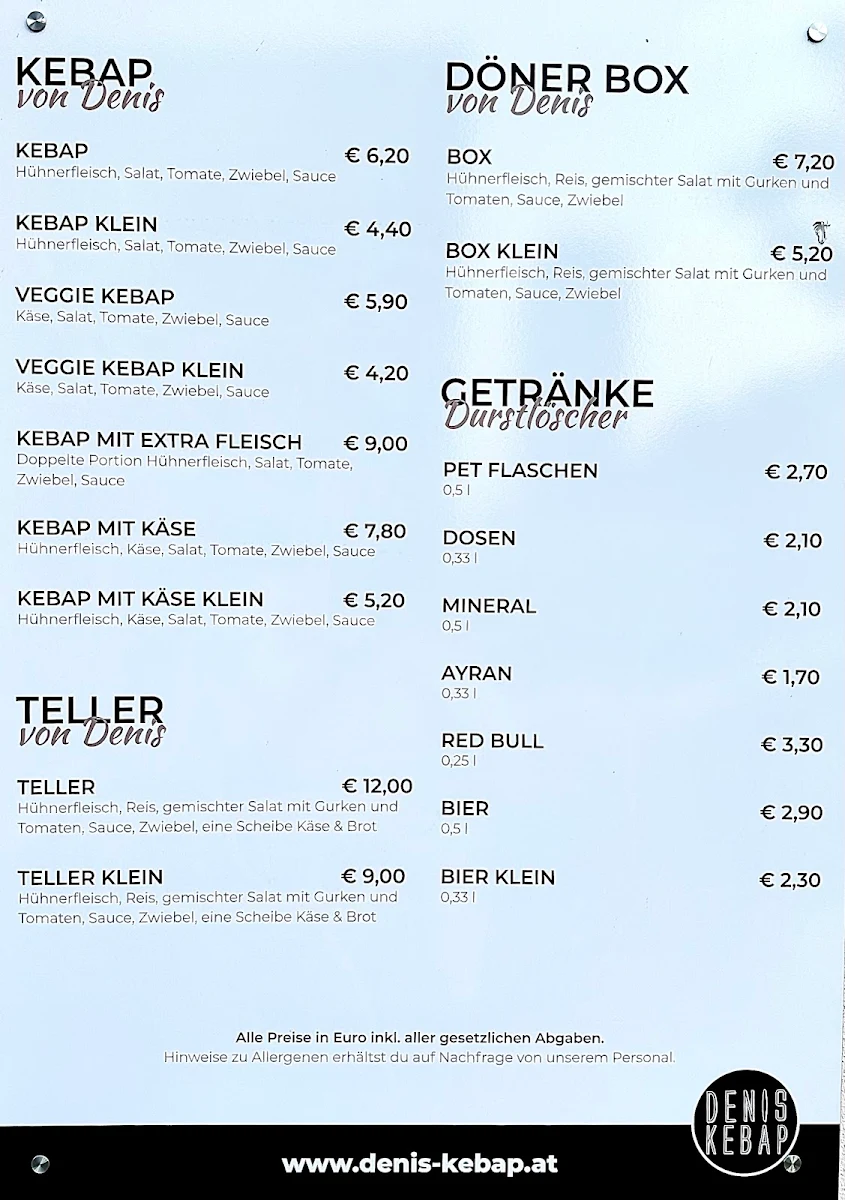 Speisekarte photo 2