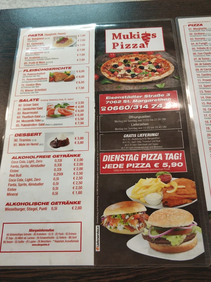 Speisekarte photo 2